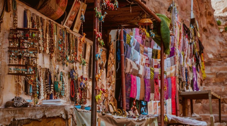 Bedouin Market In Jordan
