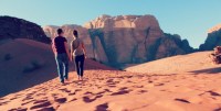 Couple On Wadi Rum Tour From Aqaba