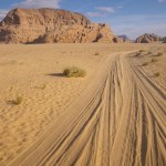 Desert Street In Wadi Rum