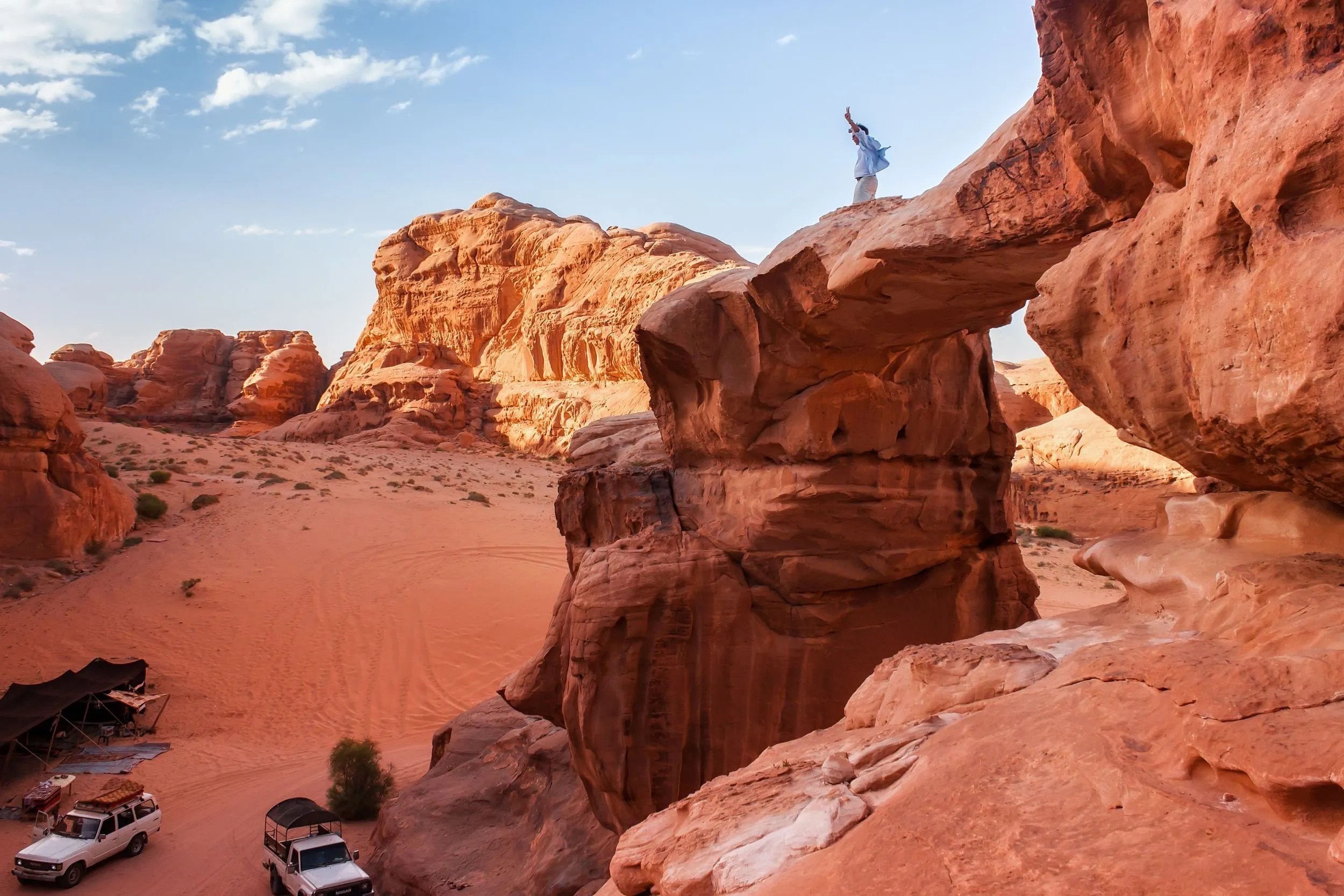 Jabal Umm Ad Dami Private Hiking Tour From Aqaba Jordan Mounatins Desert