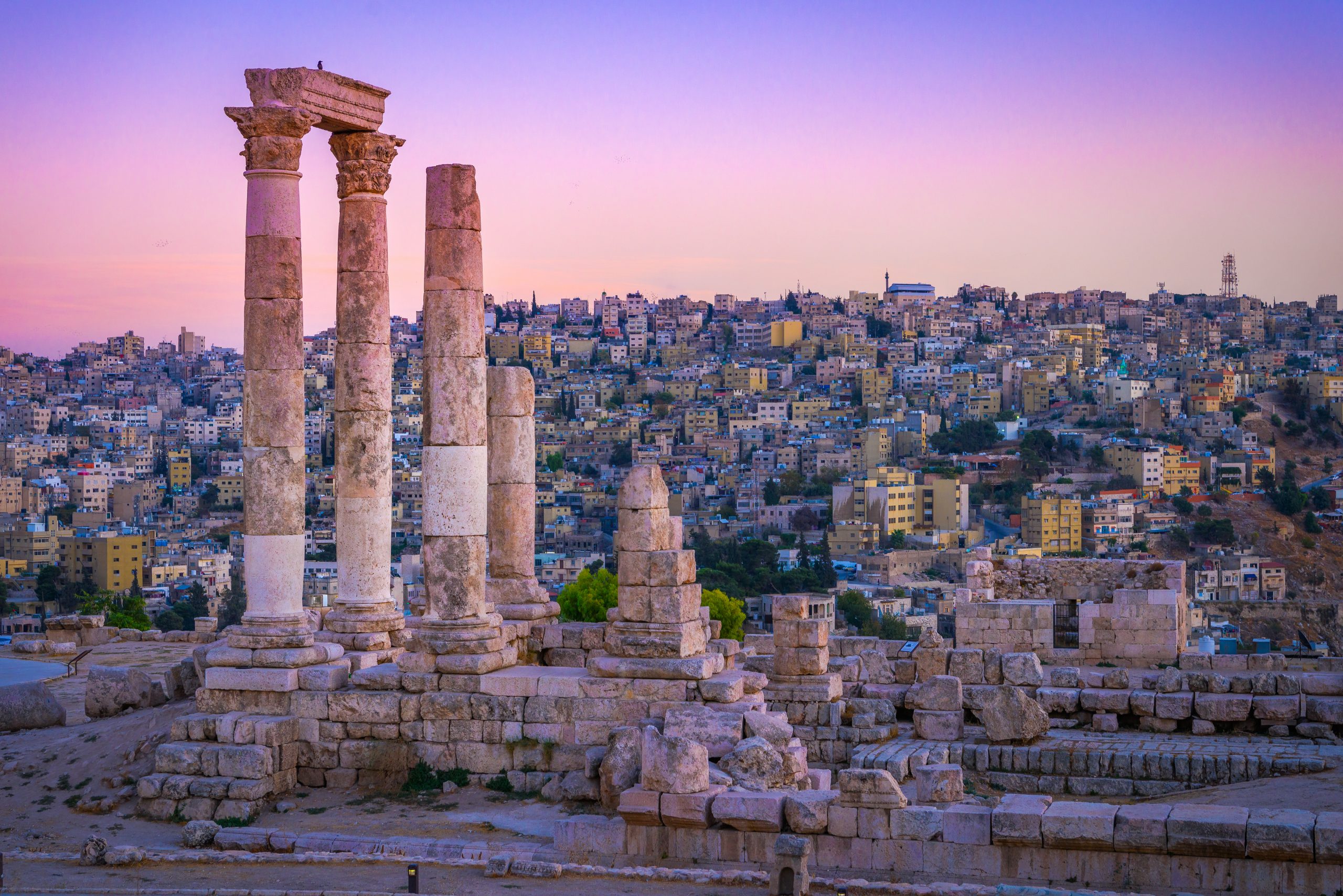 Amman At Dusk