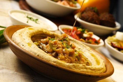 Jordanian Hummus Food Cuisine