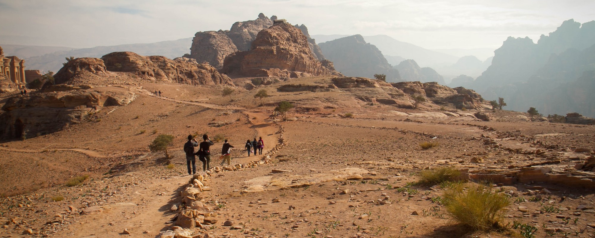 Hiking in Petra