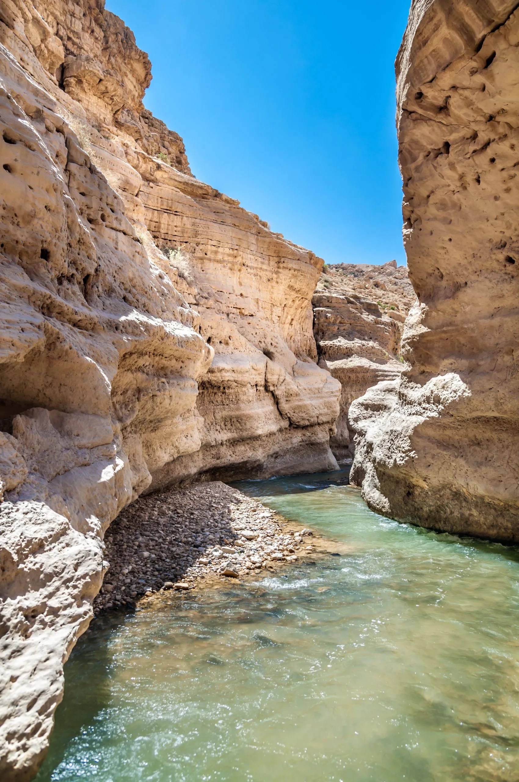 Wadi Al - Hasa Hiking Private Tour Desert Oasis Water