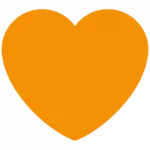 Orange Heart 150x150 1